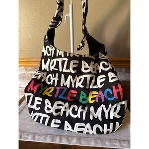 Myrtle Beach Robin Ruth Black & Multicolor Shoulder Bag